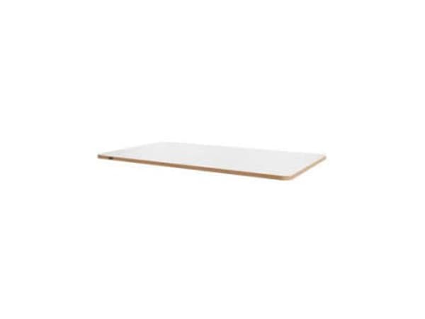 Bordplate for sitte-/ståbord 140x80 cm Ergo hvit