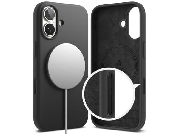 Ringke silikon magnetisk MagSafe-deksel til iPhone 17 - lilla