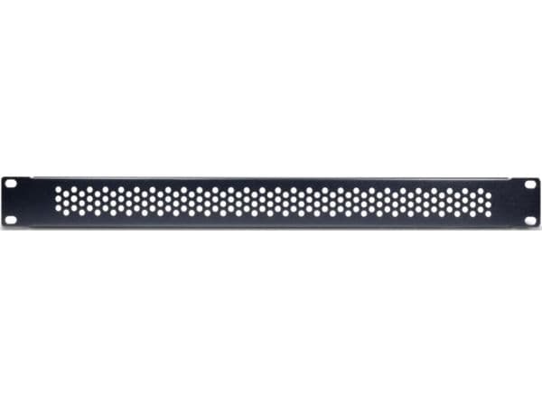 Inter-Tech PINHOLE APERTURE - Blindplate - RAL 9005 - 1U - 19"