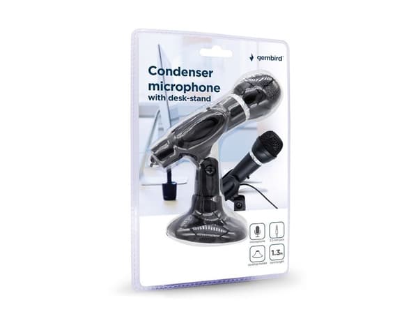 Gembird MIC-D-04 - Mikrofon - svart