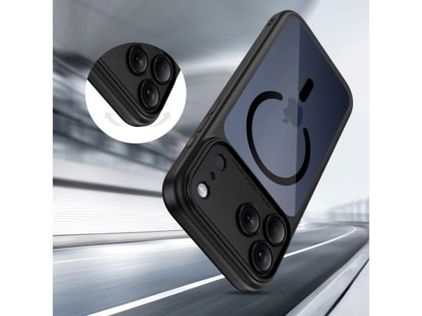 Hurtel: Tech-Protect Magpeak Magsafe CC-deksel til iPhone 17 Pro - clear black