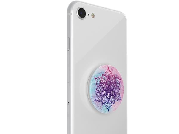 PopSockets Swappable PopGrip - Fingergrep/stativ for mobiltelefon - Rainbow Nirvana