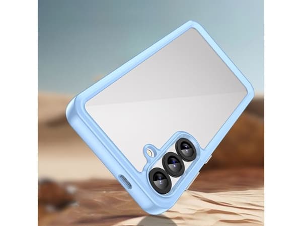 Outer Space-skal till Samsung Galaxy A36 med flexibelt ramverk - blå