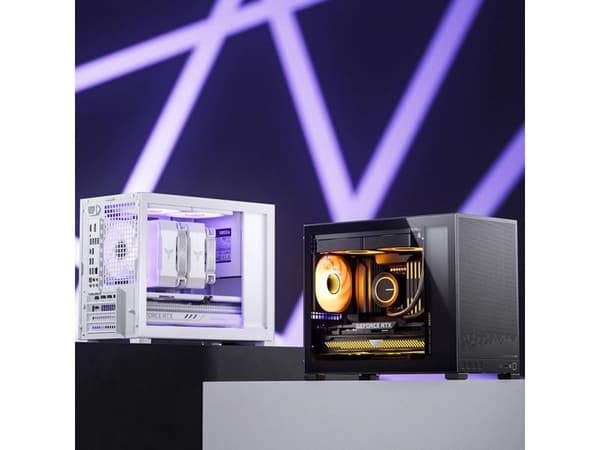 Jonsbo D32 STD, Midi Tower, PC, Svart, micro ATX, Mini-ITX, Stål, Spela