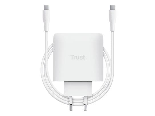Trust USB-vegglader Maxo USB-C-GaN 65 W hvit (25524)