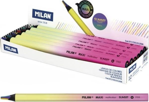 Milan MAXI, Monivärinen, 12 kpl