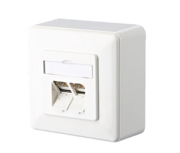 BTR NETCOM 130C380002-I, RJ-45, 6a, Valkoinen