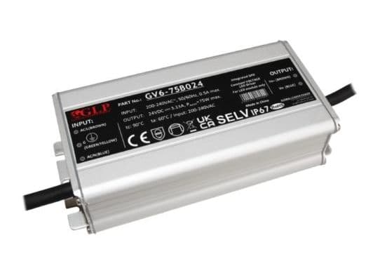 LED Driver for 12VDC, max. 75W, IP67