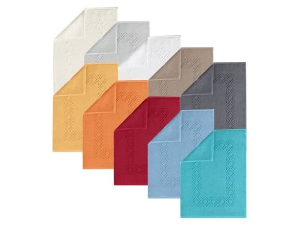 Kylpymatto DENVER WHITE 50x70 - 1 kpl