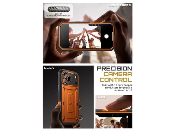 Supcase Unicorn Beetle Pro-skal för iPhone 17 Pro Max - orange