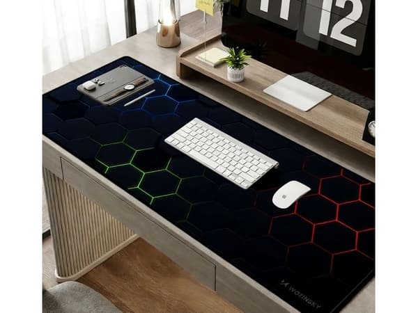 Wozinsky WPD-B800 Gaming Desk Pad 800x300mm Waterproof with Pattern - Black