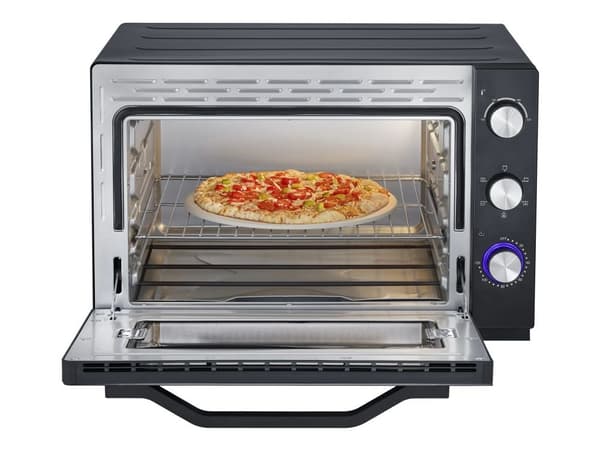Severin 2073 Miniugn Timerfunktion, Grillfunktion, med pizzasten 60 l
