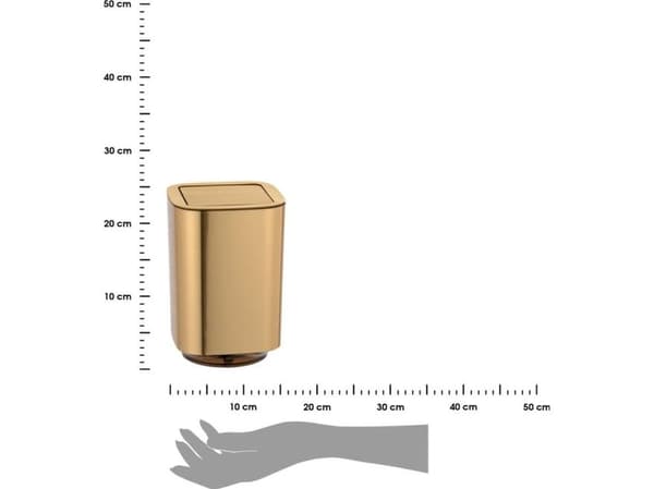 Wenko vippbar avfallsbeholder gull (50731)