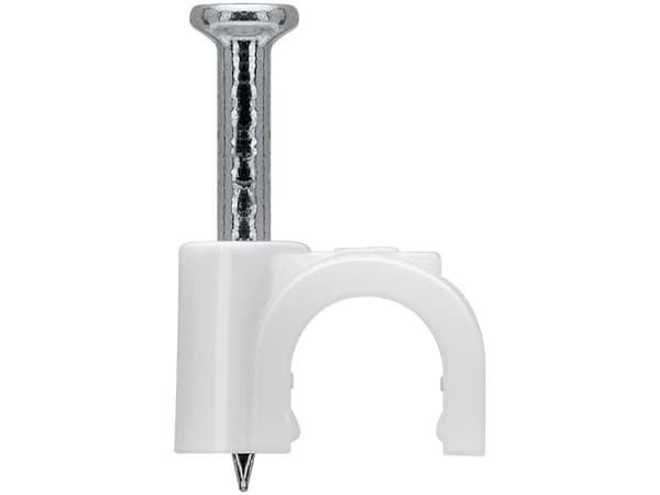 Kabelklämma, vit – max. kabeldiameter: 5,0 mm