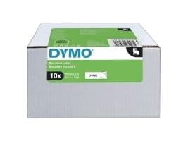 Labeltape DYMO® D1 sort på hvid 19mm x 7m - VALUEPACK - (10 stk.)