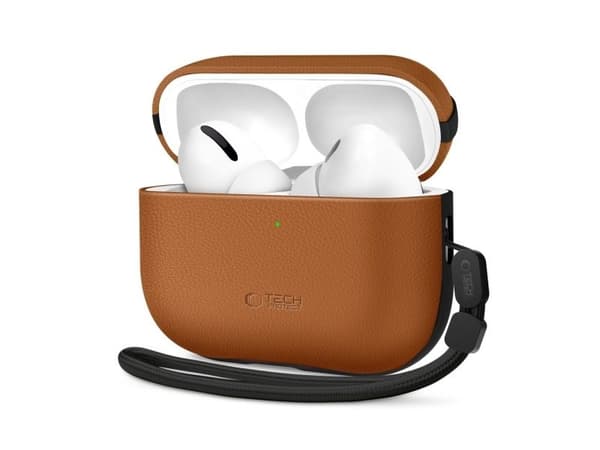 Tech-Protect NaturalFit Case for AirPods Pro 3 - Brown