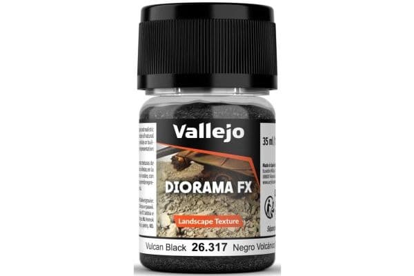 Diorama FX Vulcan svart 0,1-2 mm, 35 ml