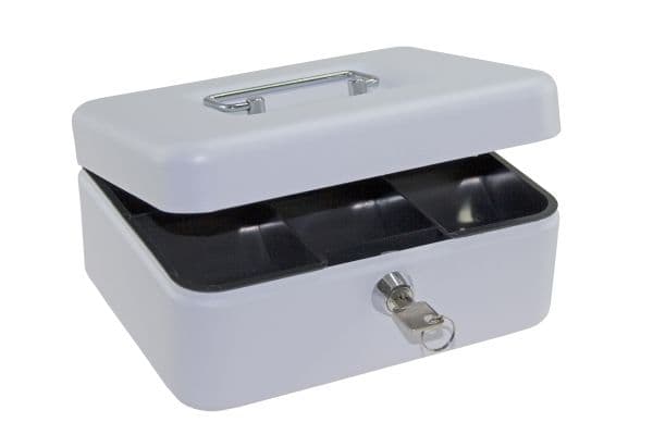 Pengekasse, BNT 200x160x90mm, hvid