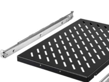 Rittal - Rack-hylle - RAL 9005 - 1U - 19" - for TS IT