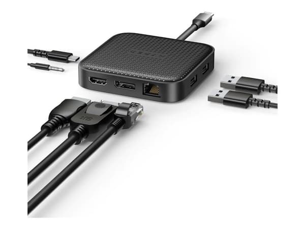 HyperDrive Mobile Dock - Telakointiasema - USB4 - HDMI, DP - GigE