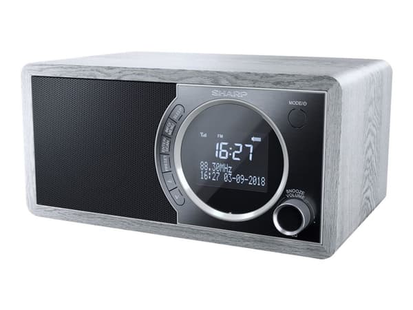 Sharp DR-450 - DAB-radio - 3 Watt (Total) - grå