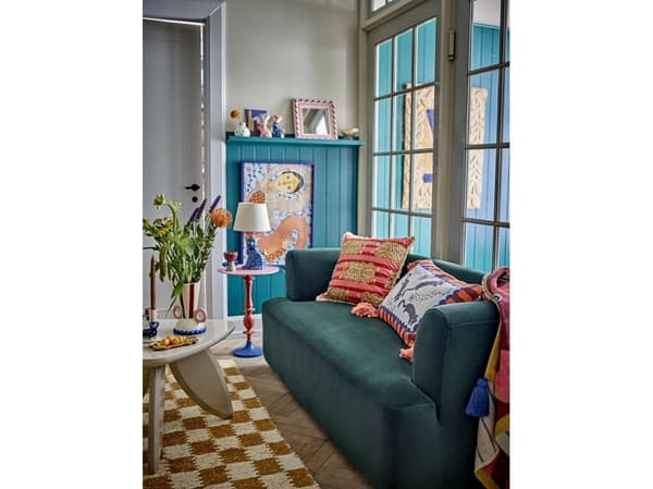 Bloomingville Morgan sofa, grønn, polyester