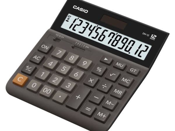 Casio DH-12 skrivebordskalkulator 151 x 159 x 28,5 mm