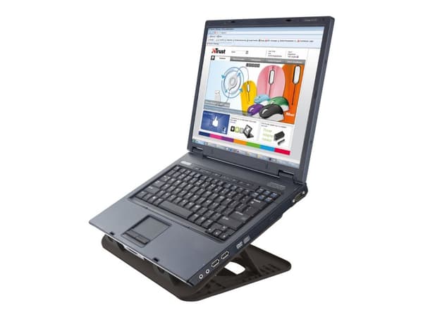 Trust Cyclone Notebook Cooling Stand - Notebookstativ - med kjølevifte