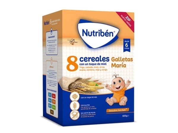 Nutriben 8 Cereals Honey Biscuits 600g