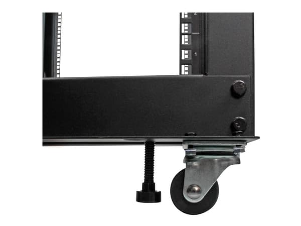 Startech 8U 19" Open Frame Server Rack, 4 Post Adjustable Depth 23-41" Mobile, Free Standing Rolling Network/Computer Equipment Data Rack, Dell Pow...