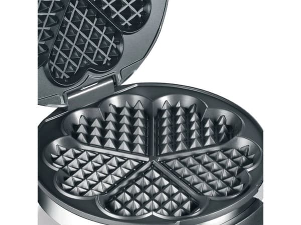 Graef WA 80 - Vaffelmaskin - 800 W - matt rustfritt stål