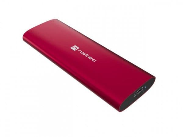 RHINO M.2 NVMe USB-C 3.2 externt SSD-hölje, Ruby Red