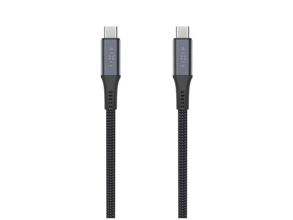 FIXED FIXDBP-CC2-GR, 2 m, USB C, USB C, USB 2.0, 20 Gbit/s, Harmaa