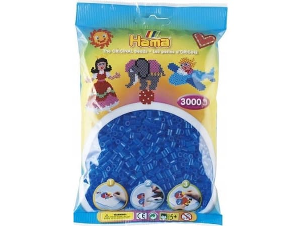 Revell Hama pärlor midi 3000 st | blå