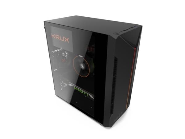 KRUX Astro, Terning, PC, Sort, micro ATX, Mini-ITX, 13,6 cm, 28 cm