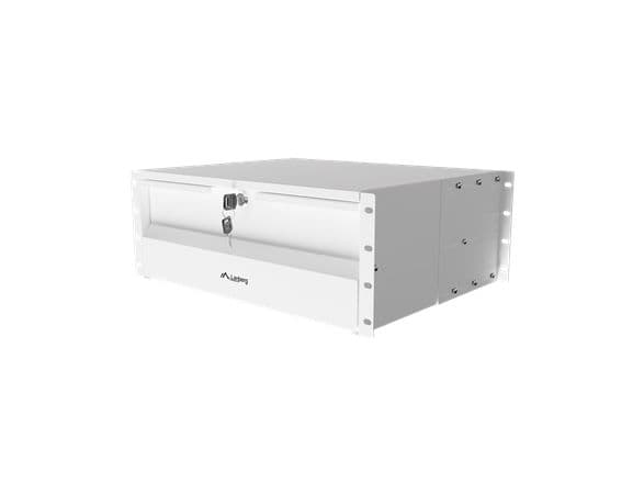 Lanberg - Rackskuff - 483 x 360 mm - RAL 7035, grå - 4U - 19"