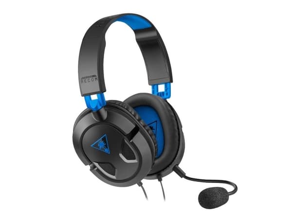Turtle Beach Recon 50, Kabel, Spela, 20 - 20000 hz, Headset, Svart, Blå