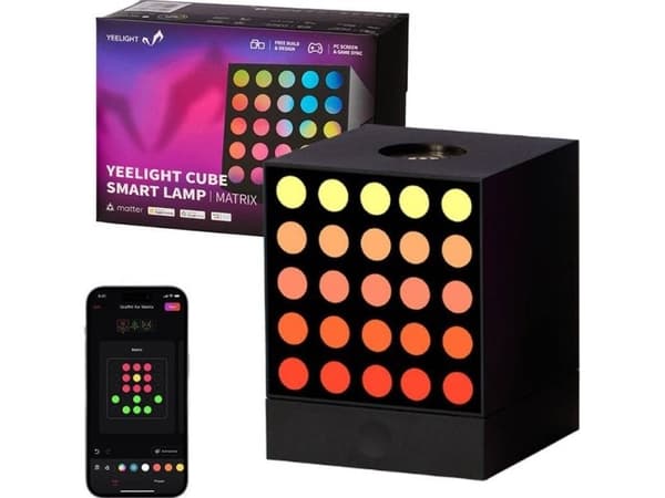 Yeelight Cube YLFWD-0010 - Smart lamp - LED - 2.5 W - RGB-lys - matrix cube