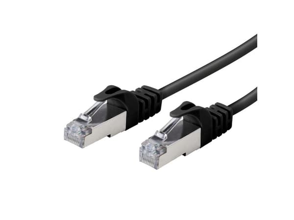 Vivanco S/FTP CAT 8 nettverkskabel sort