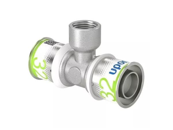 UPONOR S-PRESS PLUS tee reduceret m/muffe 32x1/2 "FT-32