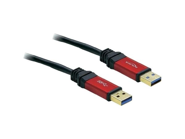 DeLOCK Premium - USB-kaapeli - USB Type A (han) til USB Type A (han) - USB 3.0 - 5 m - lajittelu