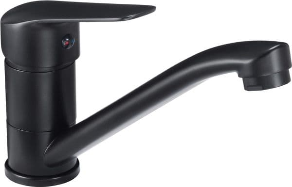 Basin mixer with swivel spout