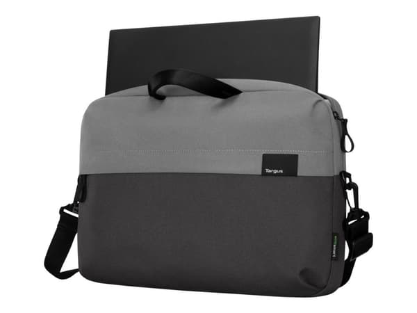 Targus Sagano EcoSmart - Bæretaske för bärbar dator - 14" - grå, sort