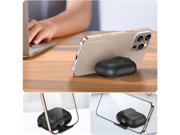 4kom.pl TECH-PROTECT Slim Hook-hylster til Apple AirPods Pro 3 svart