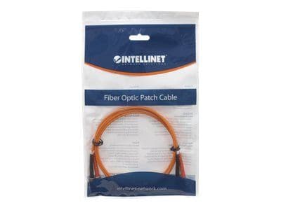 Intellinet LWL Anschlusskabel ST/ST 5m Multimode OM1 orange
