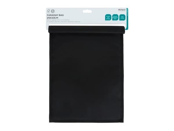 Signal blocking faraday bag, for tablets and more,25 x 33 cm