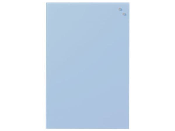 Magnetisk glastavle 40 x 60 cm lyseblå