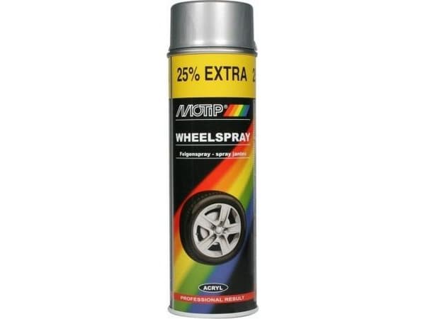 Motip fälglack/spray silver 600 ml