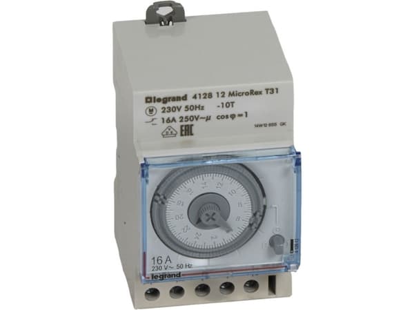 Kontaktur MicroRex3 T31 analog døgn 230V