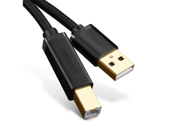 Ugreen 10350, 1,5 m, USB A, USB B, USB 2.0, Svart